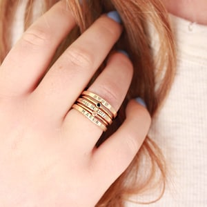 Stackable Class Ring Set | Stackable Class Rings | Affordable Class Ring | Graduation Rings | High School Rings | Back to School | Grad gift