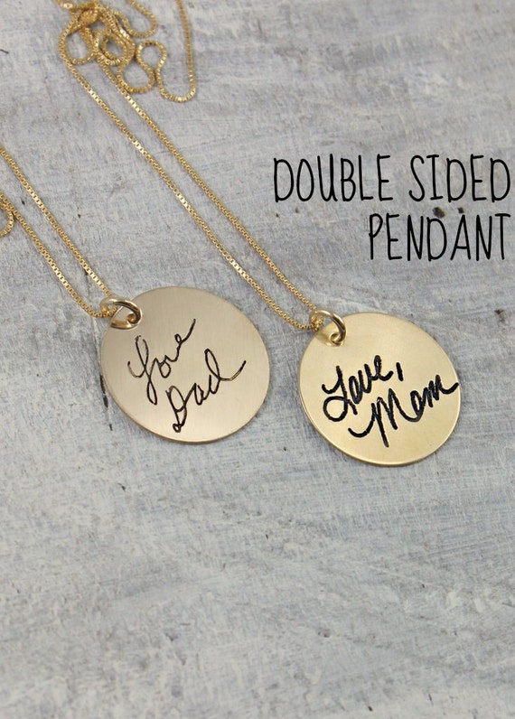 Disc Necklace Actual Handwriting Jewelry With Your - Etsy | Handwriting  jewelry, Actual handwriting, Necklace