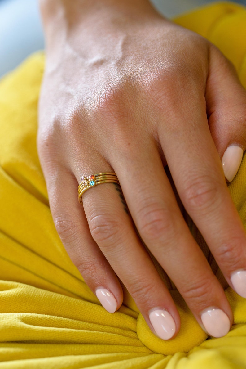 October Birthstone Ring Girl Gift Birthstone Ring Birthday Etsy October birthstone ring girl gift birthstone ring birthday etsy