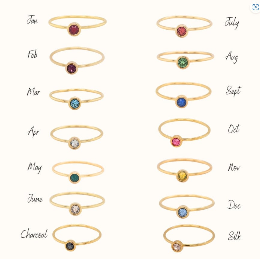 Design Your Own Stacking Ring Set | Name Rings | Stacked Ring Set | Mom Stacking Rings | Gold Name Rings | Gift for Her | Mother Gift Day
