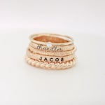 Personalized Silver Rings