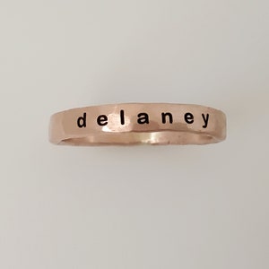 Stacking Name Ring | Stackable Name Ring | Mom Ring | Mother Jewelry | Mother Gift Gift | Stacked Name Ring | Ring with Name | Personalized
