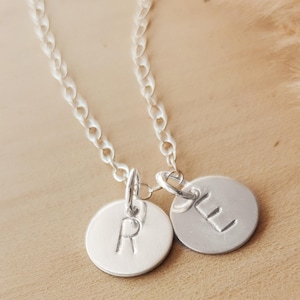 Initial Necklace | Personalized Necklace with Initial | Multiple Children Initials Necklace for Mom Gift | Gift for Mother or Grandma