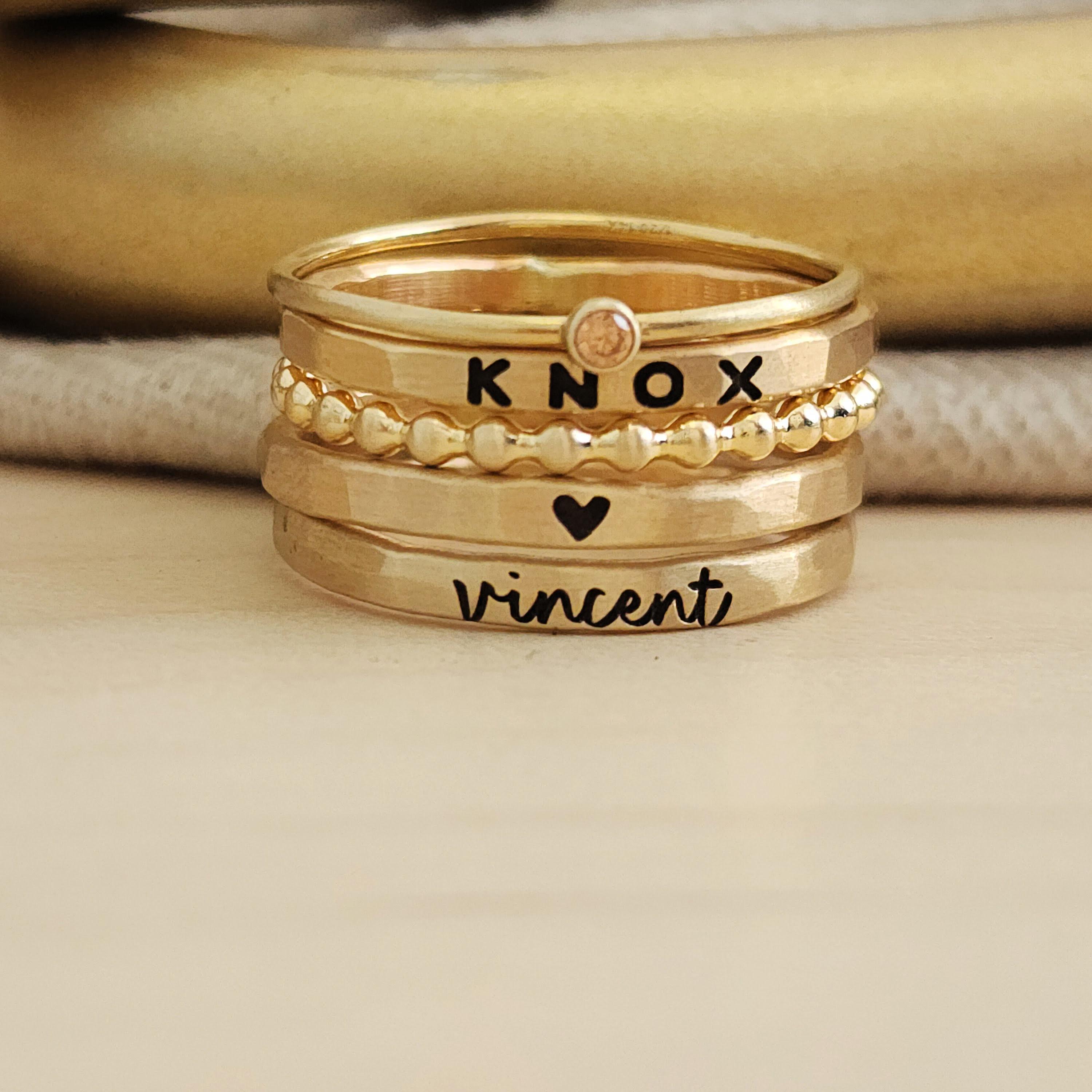 De Compromiso Joyas Anillos Personalizados Anillos Con Nombre