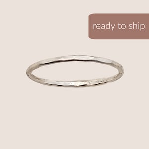 Very Skinny Stackable Stacking Ring | Gold Filled | Rose Gold Filled | Sterling Silver | Layering Rings | Stacked Rings