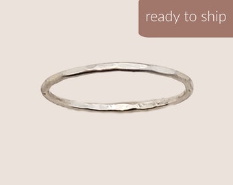 Very Skinny Stackable Stacking Ring | Gold Filled | Rose Gold Filled | Sterling Silver | Layering Rings | Stacked Rings