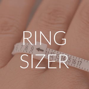 Adjustable Ring Sizer Gauge | Know Your Finger Size | Mother's Day Gift