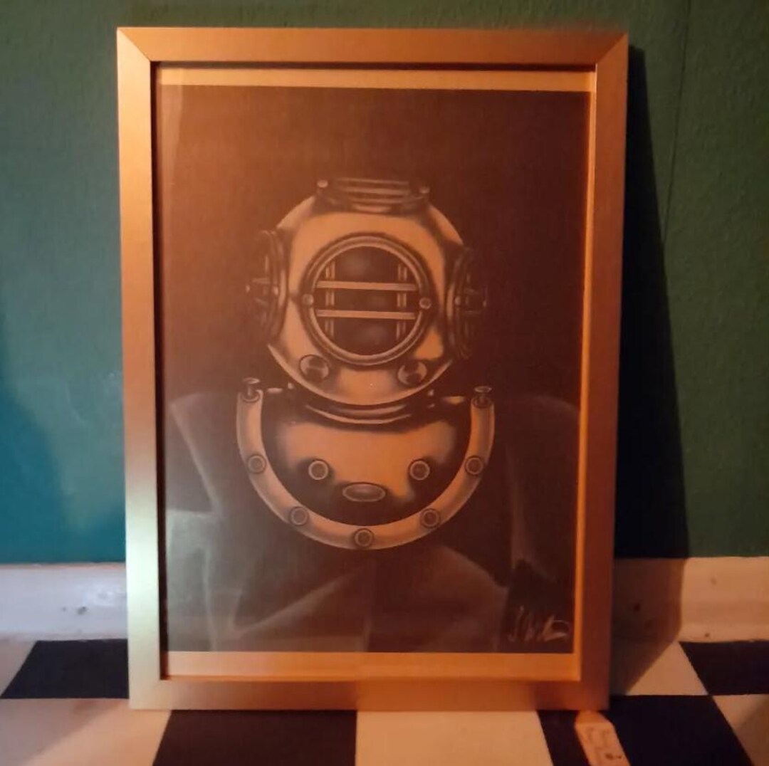 Deep Sea Diver #2 Print - Etsy UK