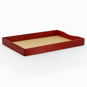 Papierablage und Dokumentenbox-Padauk, Papierablage, Papierbox, Papierablage, Büroorganisation, Papierbox, Papierbox, Ablagebox