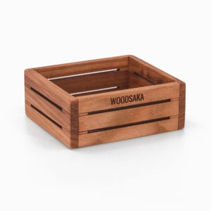 Houten papercliphouder, papercliphouder, visitekaarthouder, blocnotedoos, bureauset, bureauset, bureauaccessoires, houten bureauset