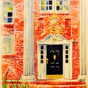 University of Arkansas - Chi Omega Sorority House Front Door