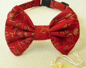 Bow Tie Collar For Cat or Small Dog for the Holidays