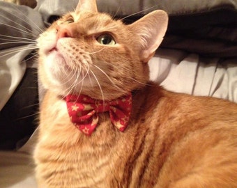 Cat Bow Tie Collar For Christmas/Valentines Day