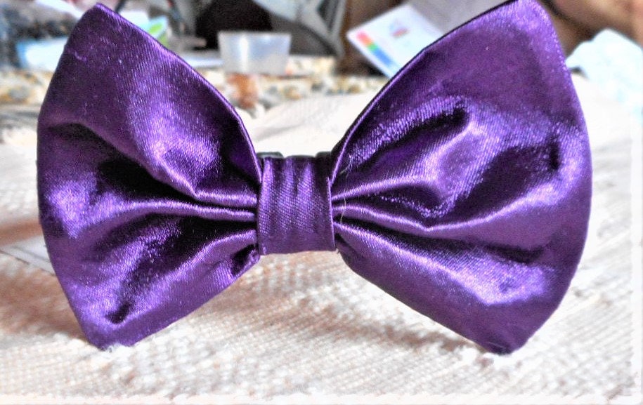 Weddings Party Purple Bow Tie Collars for Dogs Etsy