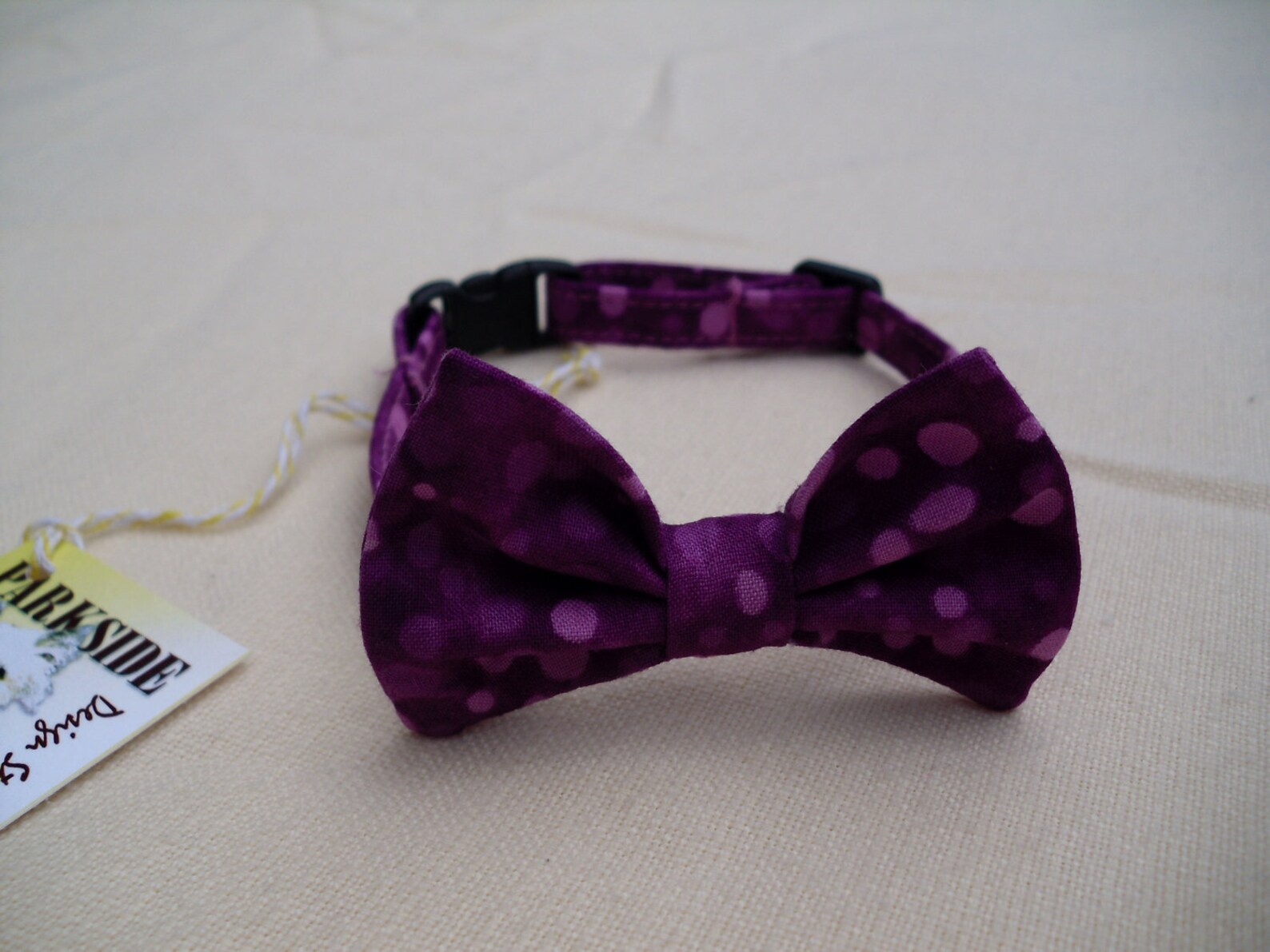 Cat Breakaway Bow Tie Collar Grape FIZZ Etsy