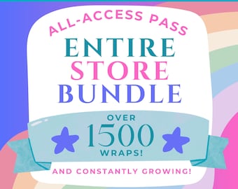 Whole Shop Tumbler Wrap Bundle, All Access Pass Sublimation PNG, Entire Store Tumbler Bundle, Commercial Use, Entire Shop Digital Download