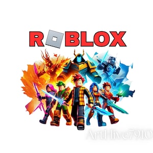 Roblox PNG| Hochwertiger digitaler Download für Sublimation I Gaming Avatar PNG | trendige PNG I Roblox I Roblox Characters I Roblox Army