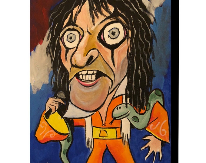 Alice Cooper by Mark Redfield CANVAS PRINT