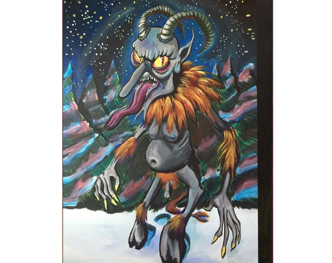 Krampus by Mark Redfield canvas print