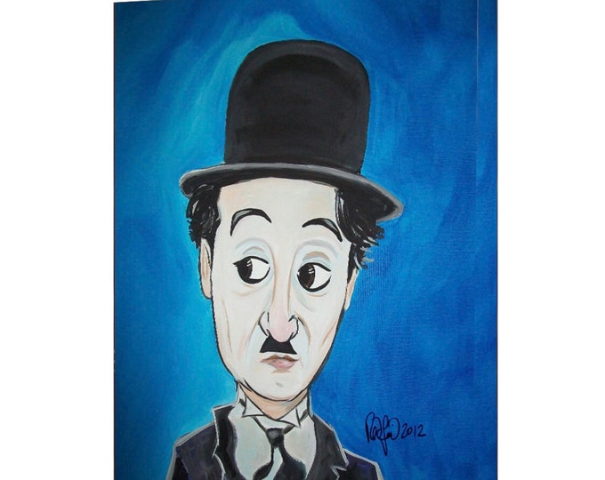 Chaplin canvas print by Mark Redfield