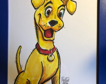 A Yellow Dog (2020) by Mark Redfield