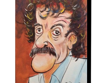 Kurt Vonnegut by Mark Redfield CANVAS PRINT