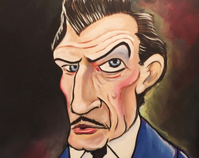 Vincent Price by Mark Redfield digital canvas print