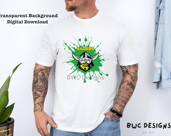 NRL Canberra Raiders, T Shirt Transfer, Digital Png File, Heat Tranfers