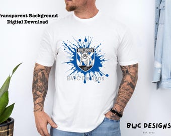 NRL Canterbury Bulldogs, T Shirt Transfer, Digital Png File, Heat Tranfers