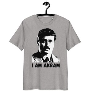 I am Akram, Dept Q, Department Q, Akram Salim - Unisex organic cotton t-shirt