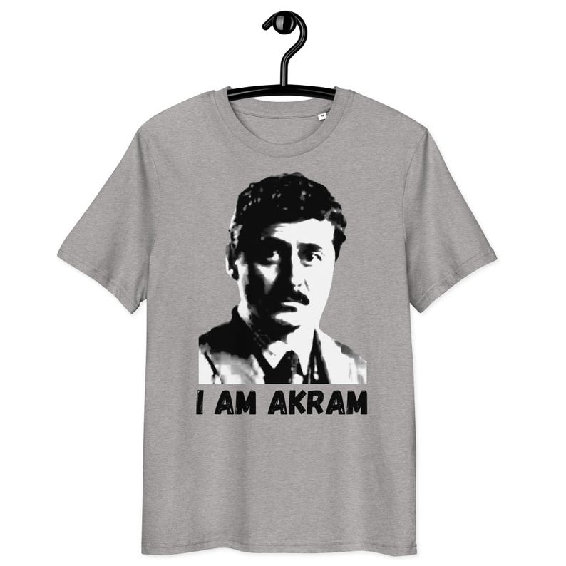 I am Akram, Dept Q, Department Q, Akram Salim - Unisex organic cotton t-shirt