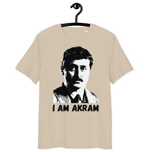 I am Akram, Dept Q, Department Q, Akram Salim - Unisex organic cotton t-shirt