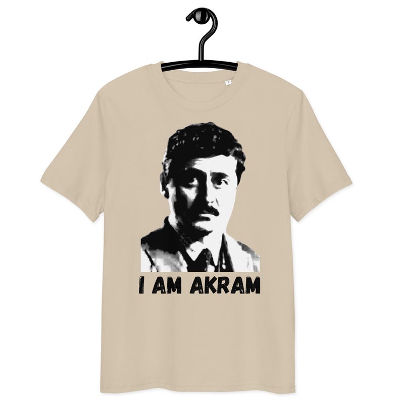 I am Akram, Dept Q, Department Q, Akram Salim - Unisex organic cotton t-shirt