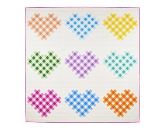Woven Hearts | PDF Quilt Pattern