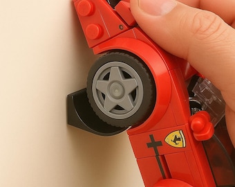 LEGO LEGO 8 Bolero Geschwindigkeit Champion Wandhalterung Haken Halterung für Speed Champion Autos | Platzsparende Aufbewahrung für Autos und Sammlerstücke