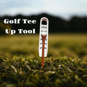 Herramienta para levantar el tee de golf / Elevador de tee para un manejo constante / Dispositivo de golf único para una altura de tee precisa y mejores tiros