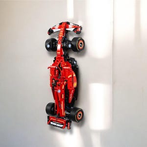 LEGO Technic Ferrari SF-24 F1 Car Wall Mount Hook Bracket - Formula 1 Racing Display Holder