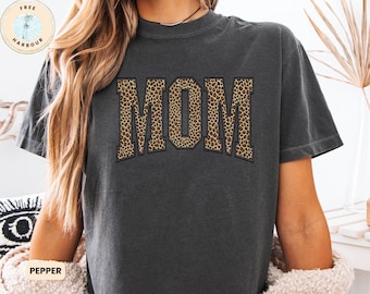 Leopard Mom T-Shirt | Retro Mama Tee