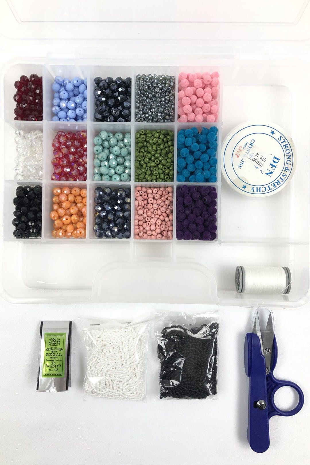 Jewelry Making Starter Kit • Bead Kit for Beginners • DIY Bracelet ...