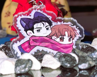 Jinx BL Keychains - Kim Dan, Joo Jaekyung, Boy Love Manhwa, manga