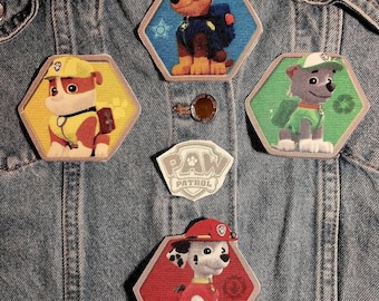 Puppy Dog Rescue team!! Iron‑On Patch Set (5 Pack)