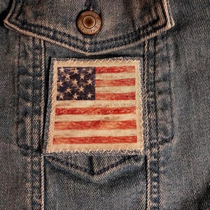 USA American Flag Iron-on Embroidered Patches – 3.5″ X 2.25″ (Pack Of Patches)
