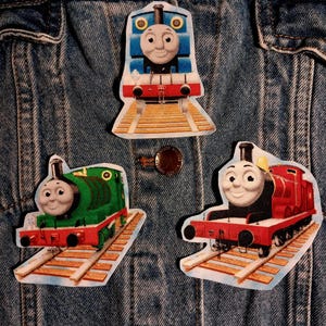 Thomas the Train!! Iron‑On Patch Set (3 Pack)