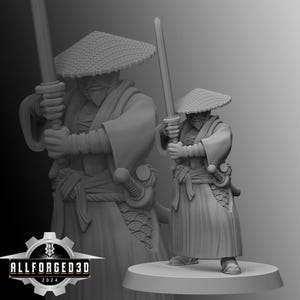 Ronin Warrior | Kyoushuneko | Table Top Gaming Mini | RPG | D&D | 3D Printed Miniature