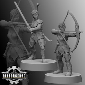 Dark Sister SW Legion RPG 3D Printed Sci-FI Miniature Mini