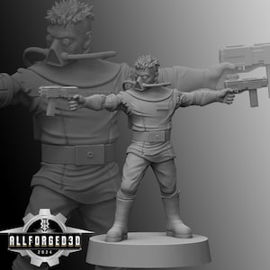 Authority Grand Moff Cyborg SW Legion RPG 3D Printed Sci-FI Miniature Mini