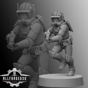 Commander Cody SW Legion RPG 3D Printed Sci-FI Miniature Mini