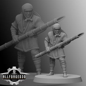 Japanese Peasant | Kyoushuneko | Table Top Gaming Mini | RPG | D&D | 3D Printed Miniature