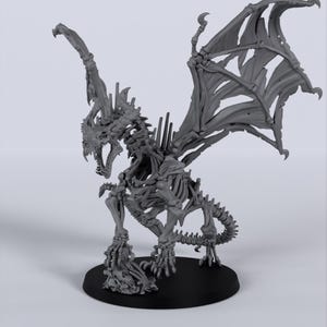 Gravehaunt Wampir Bone Dragon Titan Forge D&D 3d Drukowana Miniatura