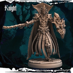 Dark Elf Knight Monolith Arts Army of Darkness D&D Mini Miniature